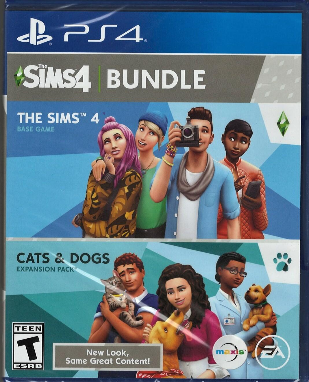 THE Sims 4 PLUS Cats and Dogs - PlayStation 4