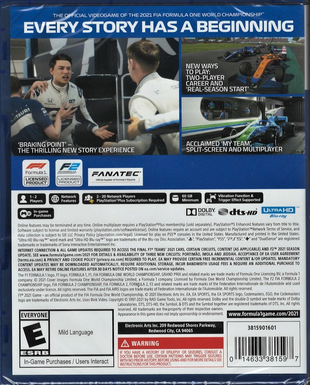 F1 2021 - PlayStation 5