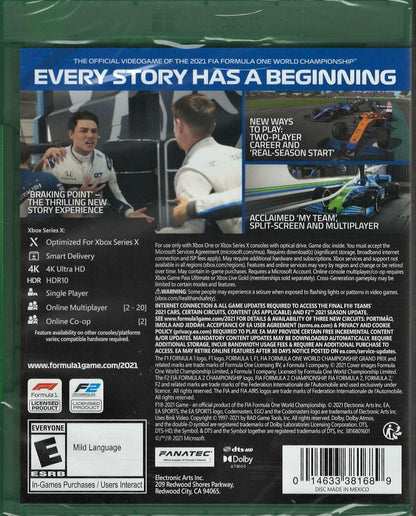 F1 2021 - Xbox One