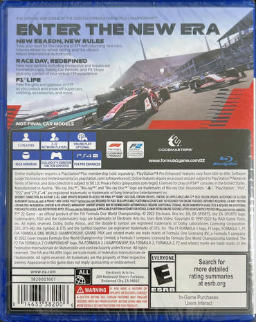 F1 2022 - PlayStation 4