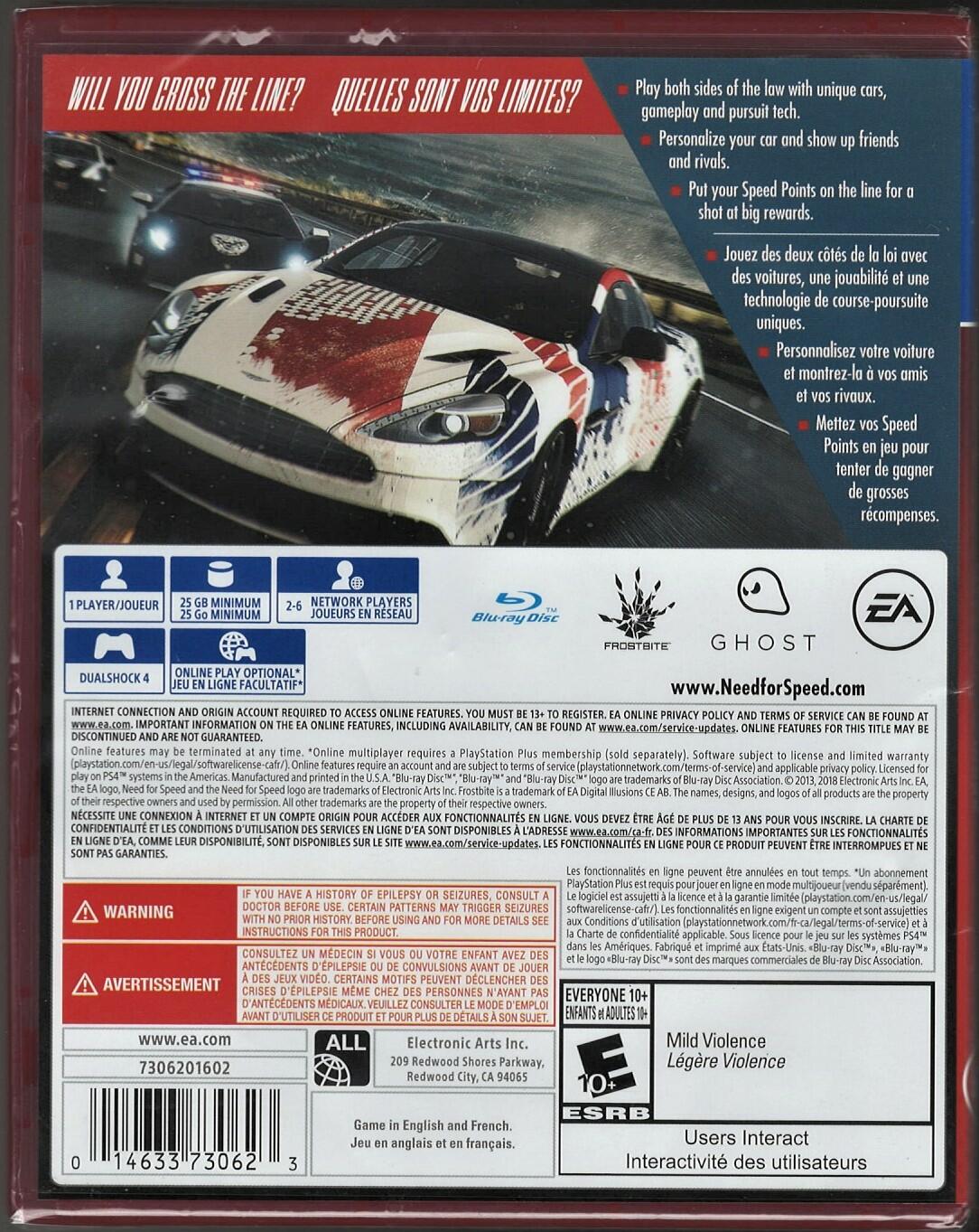 Need For Speed: Rivals (Playstation Hits) - PlayStation 4