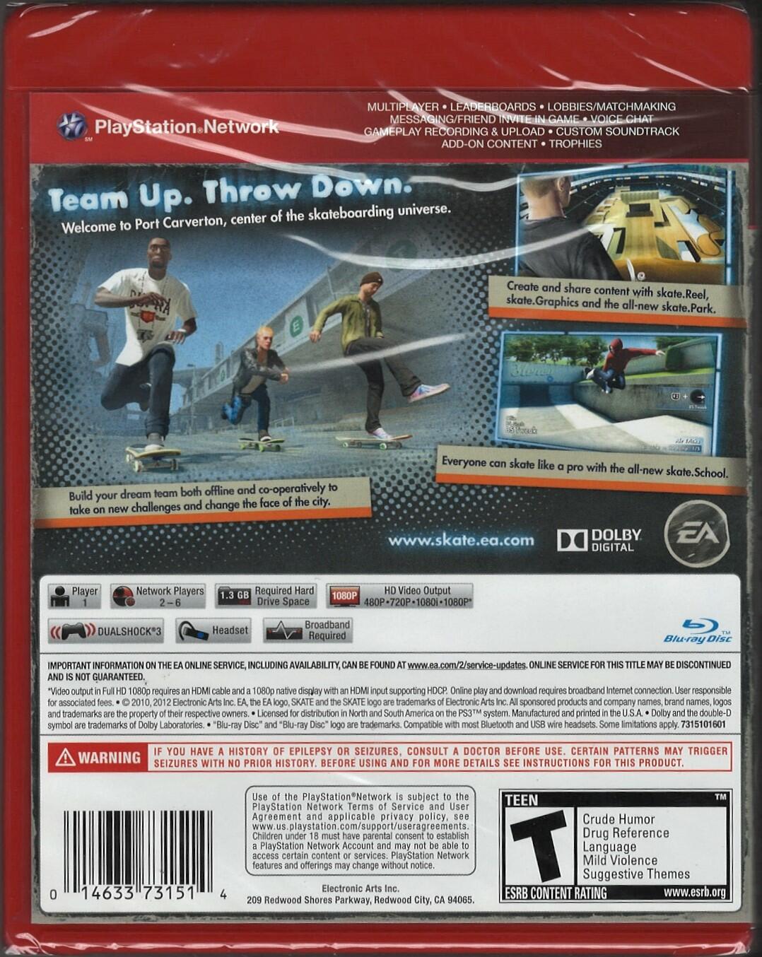 Skate 3 (Greatest Hits) - PlayStation 3