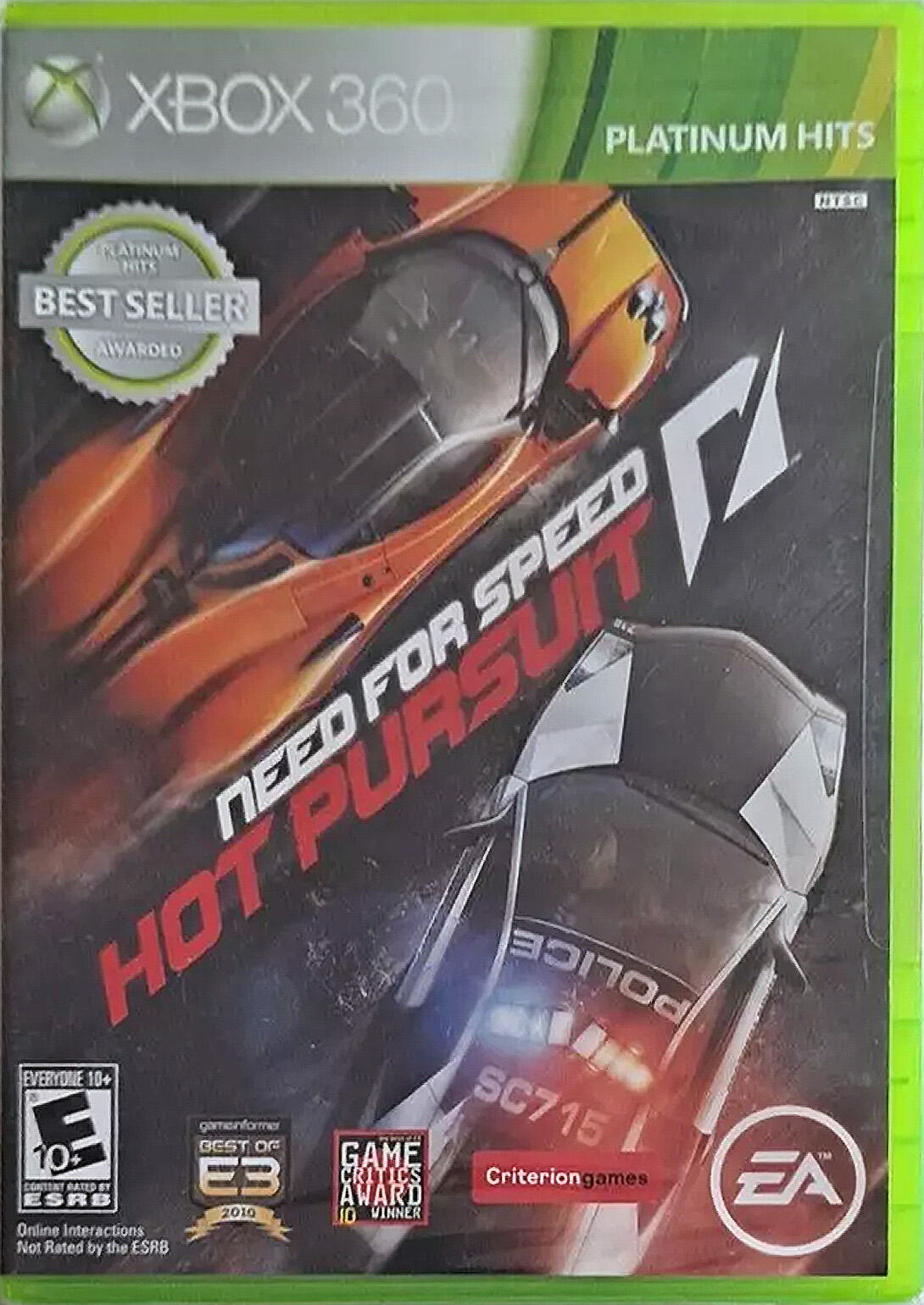 Need for Speed: Hot Pursuit (Platinum Hits) - Xbox 360