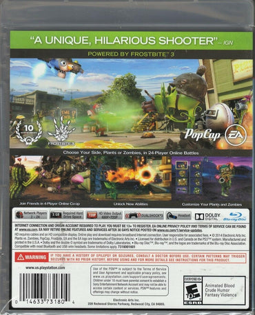 Plants vs Zombies: Garden Warfare - PlayStation 3