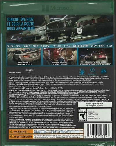 Need for Speed (2016) - Xbox One