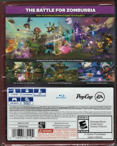 Plants vs Zombies Garden Warfare 2 - PlayStation 4