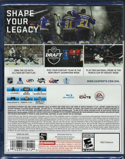 NHL 17 - PlayStation 4