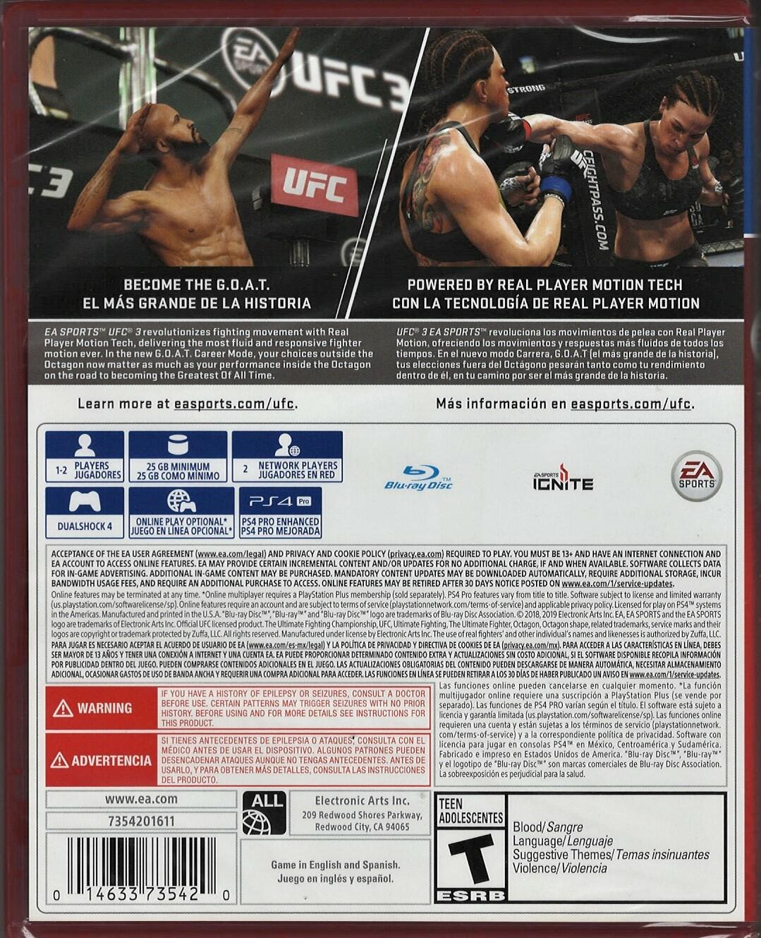 UFC 3 (PlayStation Hits) - PlayStation 4