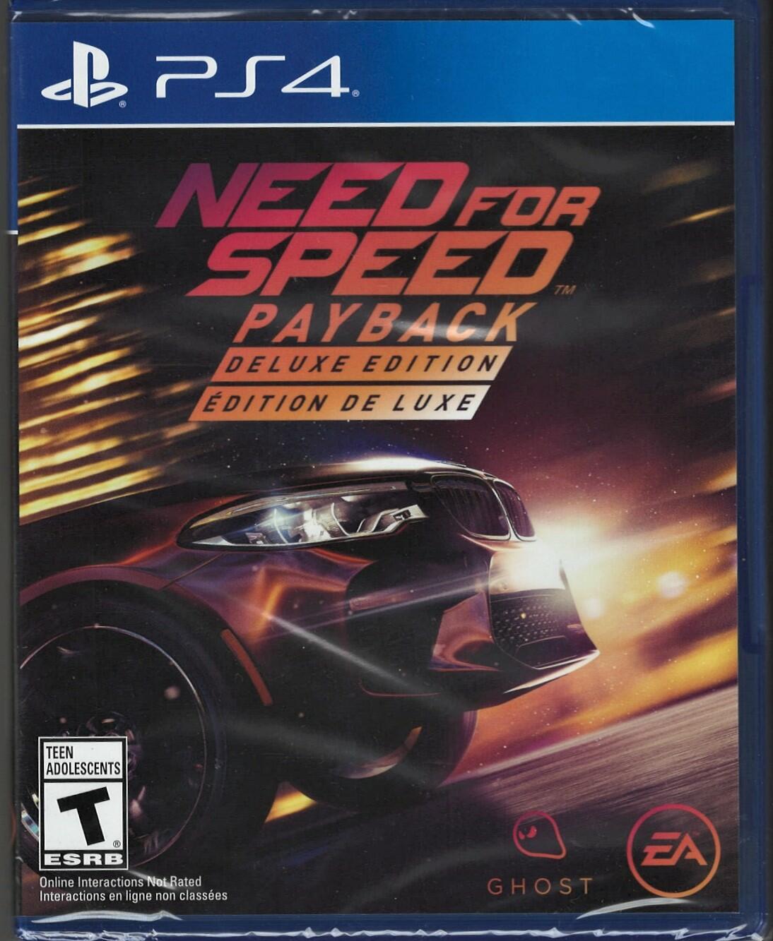 Need for Speed Payback Deluxe Edition - PlayStation 4