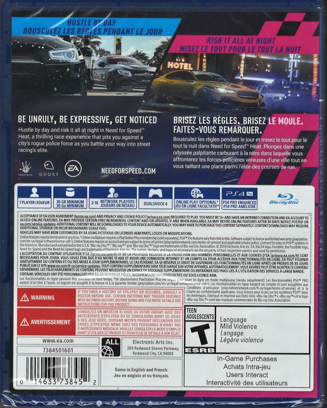 Need for Speed: Heat - PlayStation 4