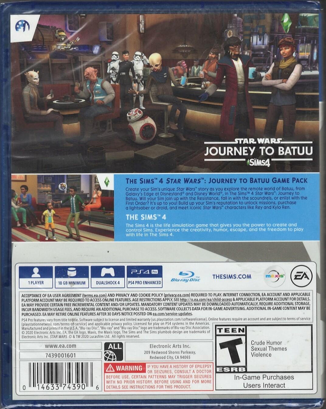 The Sims 4 Plus Star Wars Journey to Batuu Bundle - PlayStation 4
