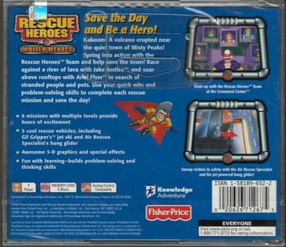 Rescue Heroes Molten Menace - PlayStation