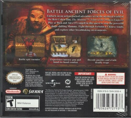The Mummy: Tomb of the Dragon Emperor - Nintendo DS