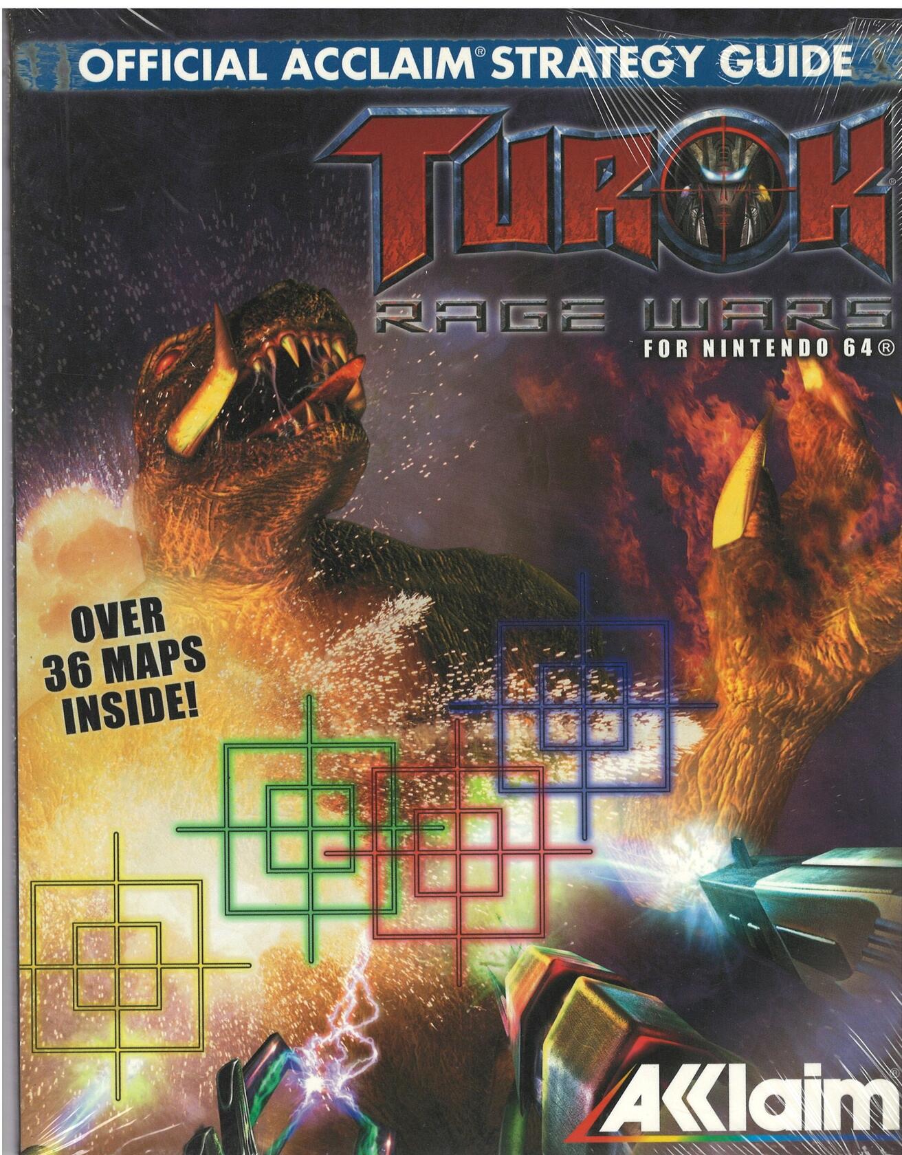 Turok Rage Wars for Nintendo 64 Official Acclaim Strategy Guide