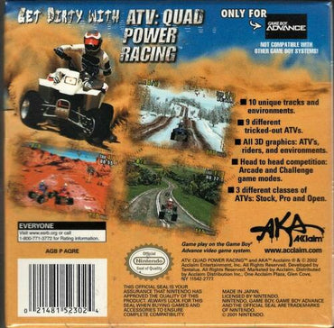 ATV Quad Power Racing - Game Boy Advance