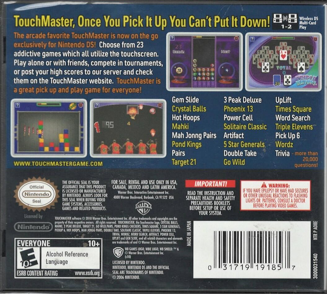 Touchmaster - Nintendo DS