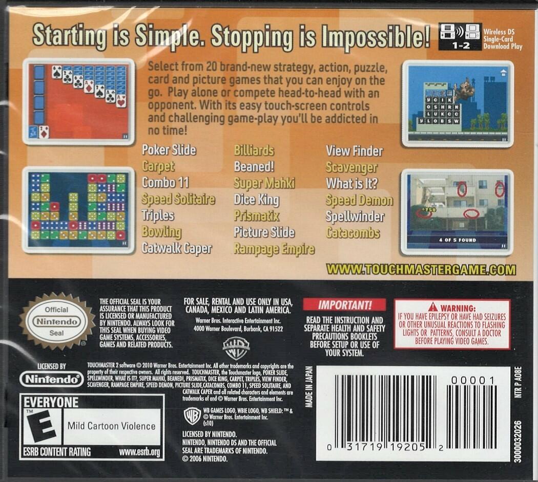 Touchmaster 2 - Nintendo DS