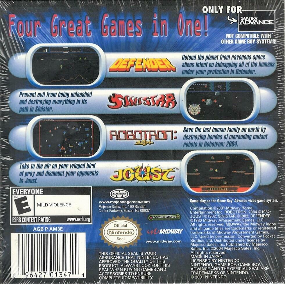 Midway's Greatest Arcade Hits - Game Boy Advance