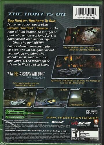 SpyHunter: Nowhere to Run - Xbox