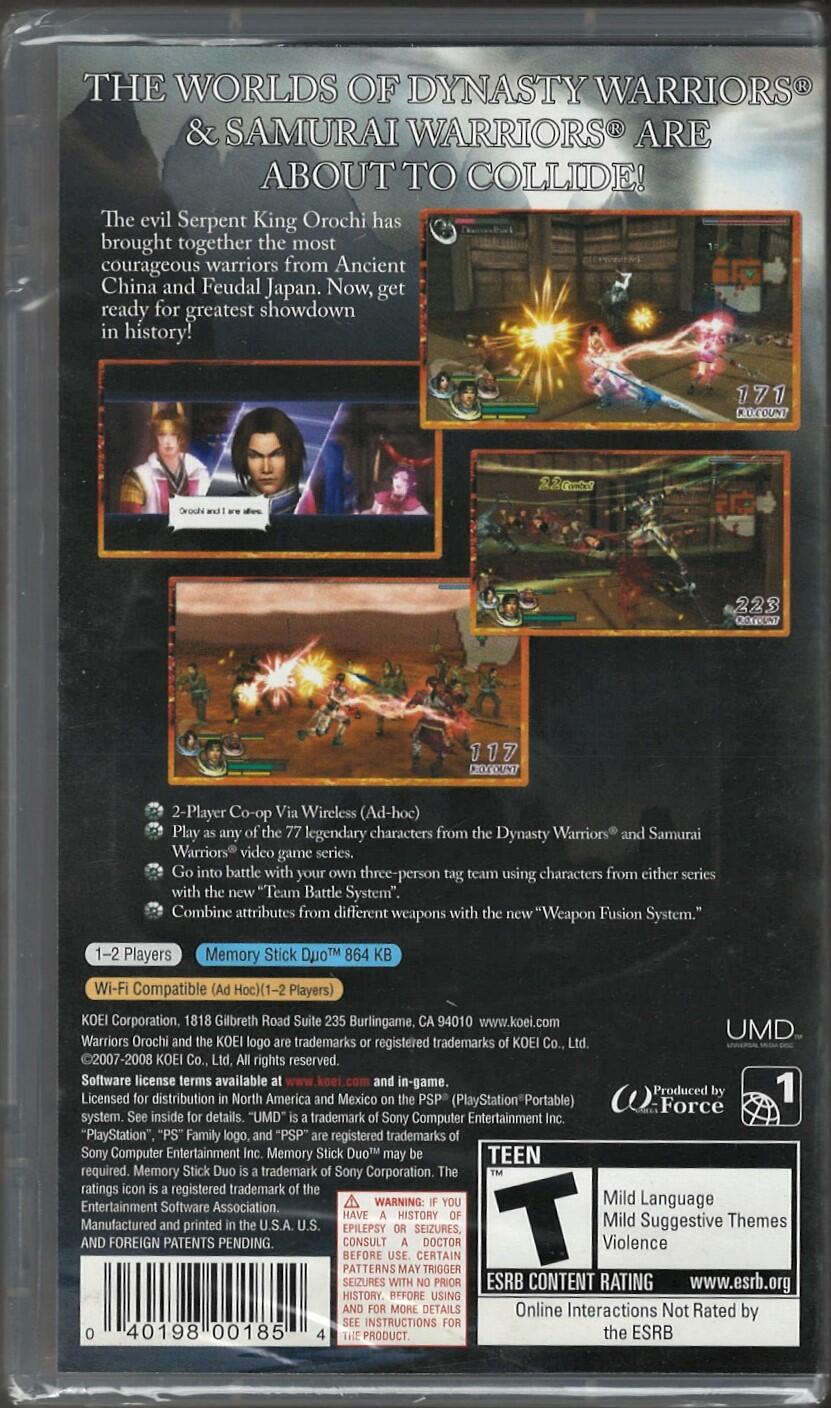 Warriors Orochi - PlayStation Portable