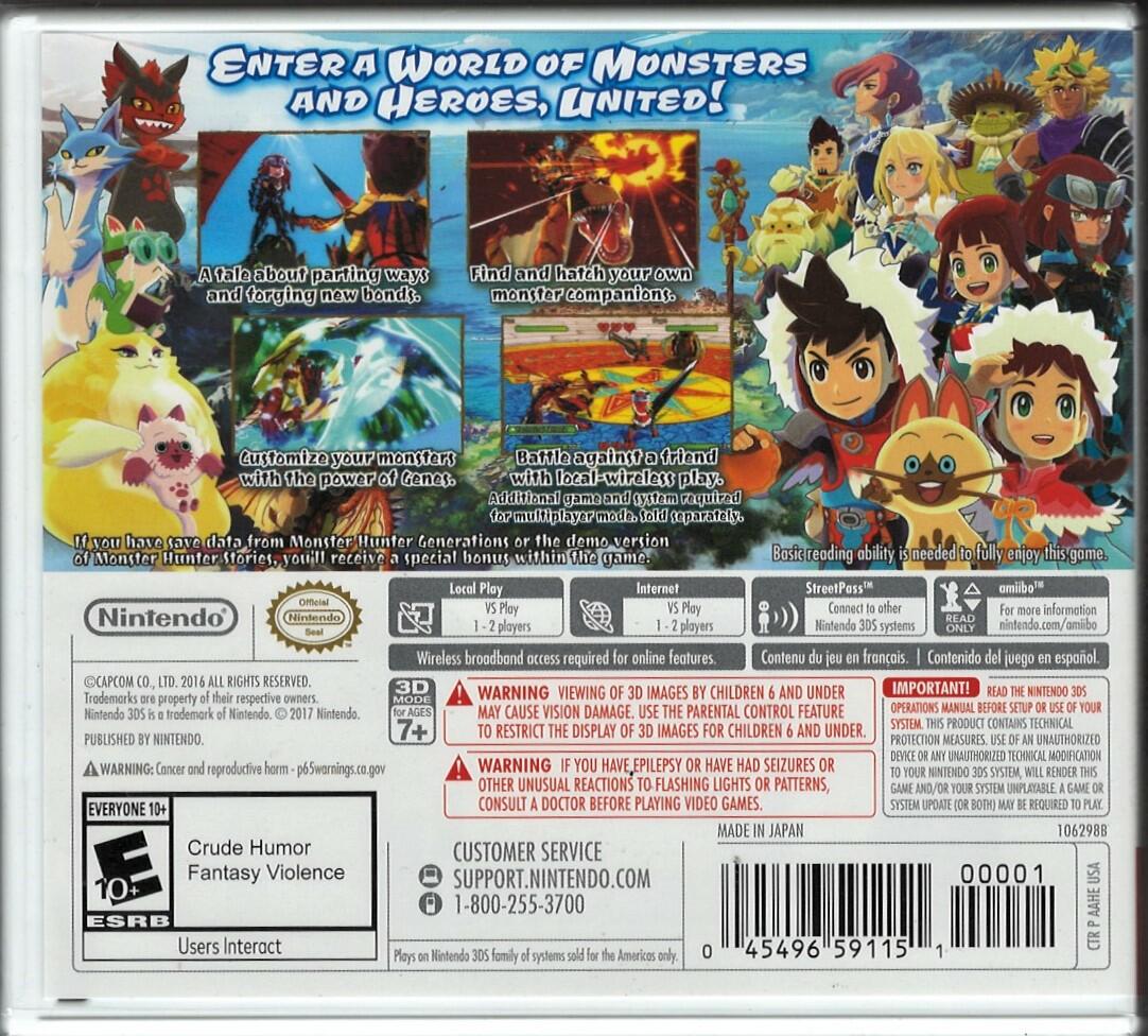 Monster Hunter Stories - Nintendo 3DS