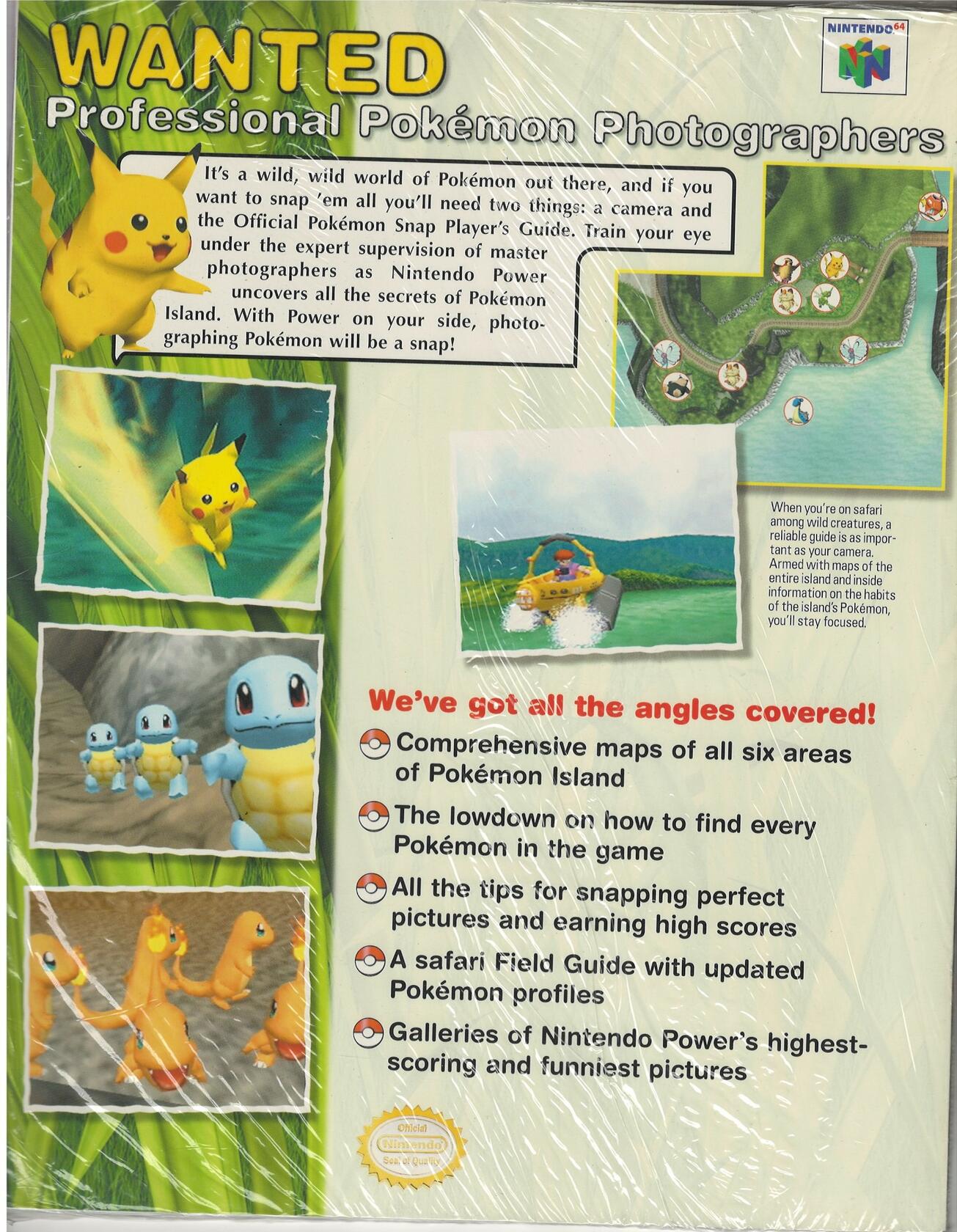 Pokemon Snap Official Nintendo Player's Strategy Guide