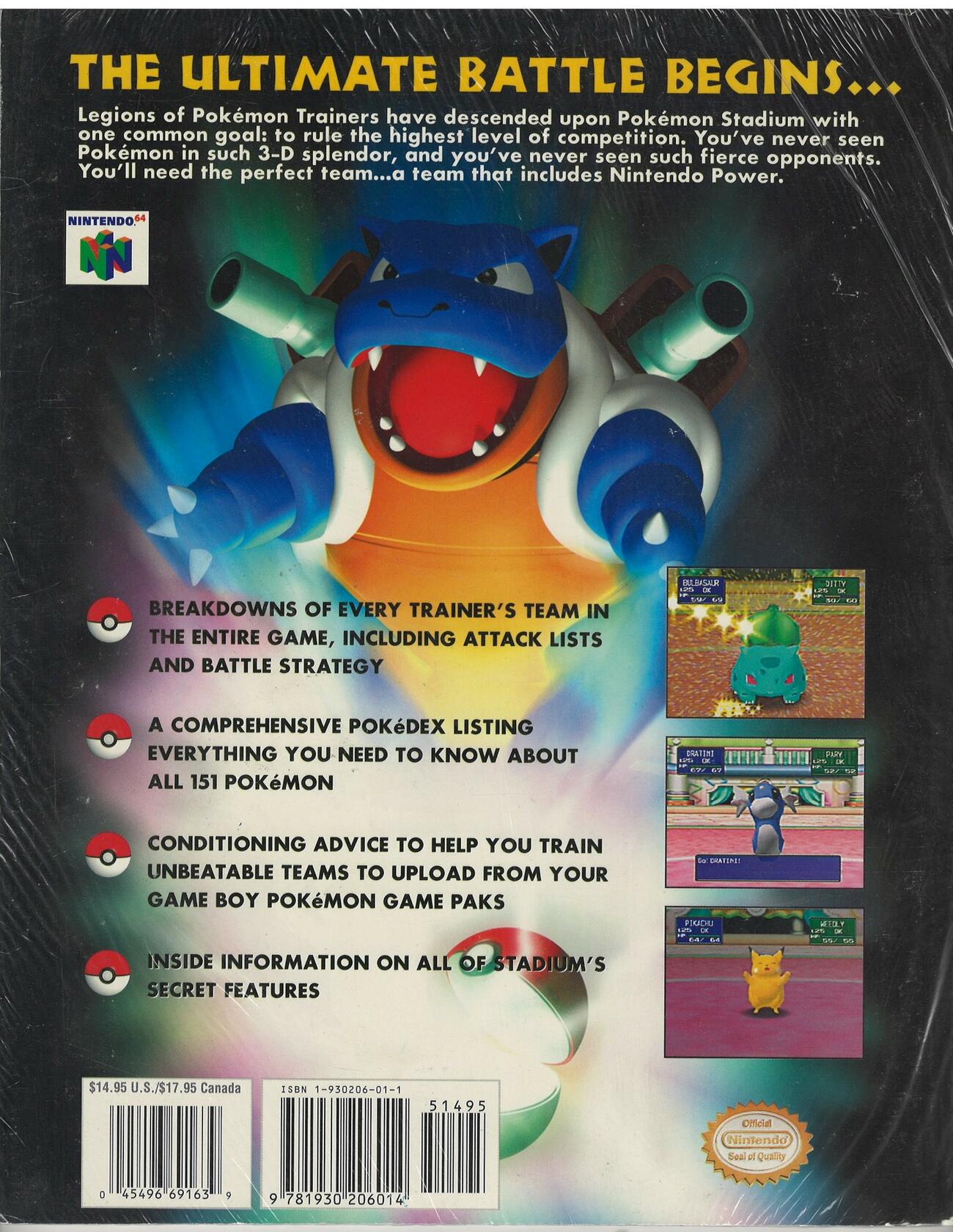 Pokémon Trading Card Game sold Perfect Guide & Pokemon Stadium 2 Strategy Guide...