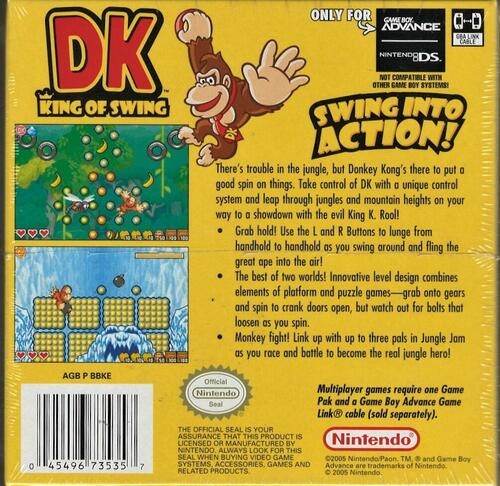 Donkey Kong King of Swing - Game Boy Advance