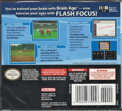 Flash Focus: Vision Training In Minutes a Day - Nintendo DS