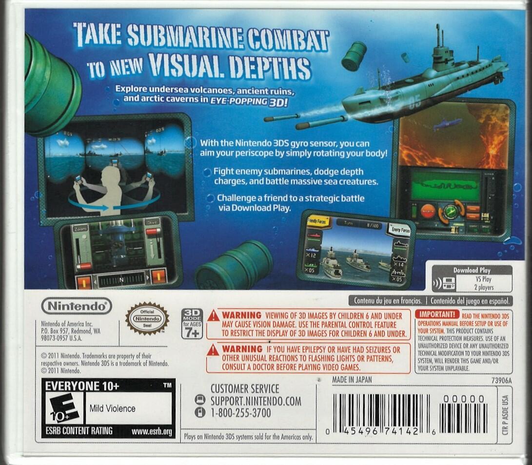 Steel Diver - Nintendo 3DS