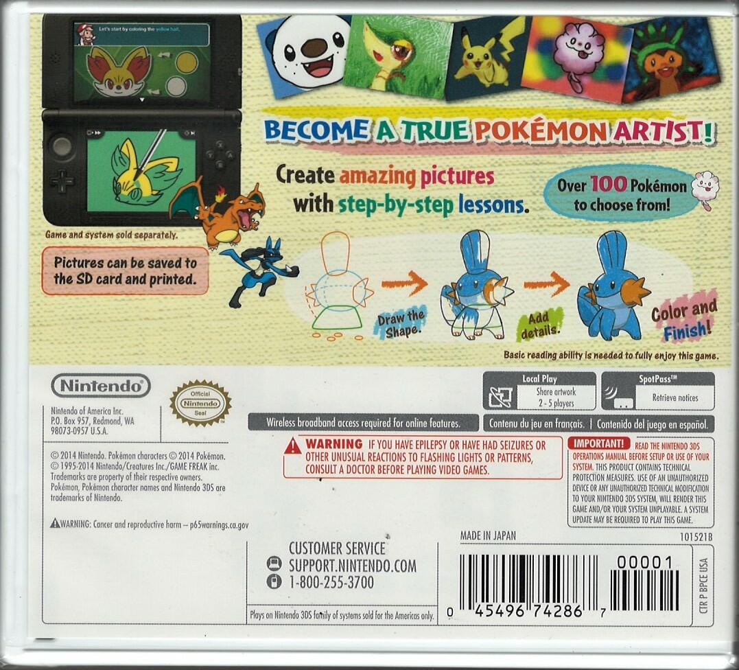 Pokemon Art Academy - Nintendo 3DS