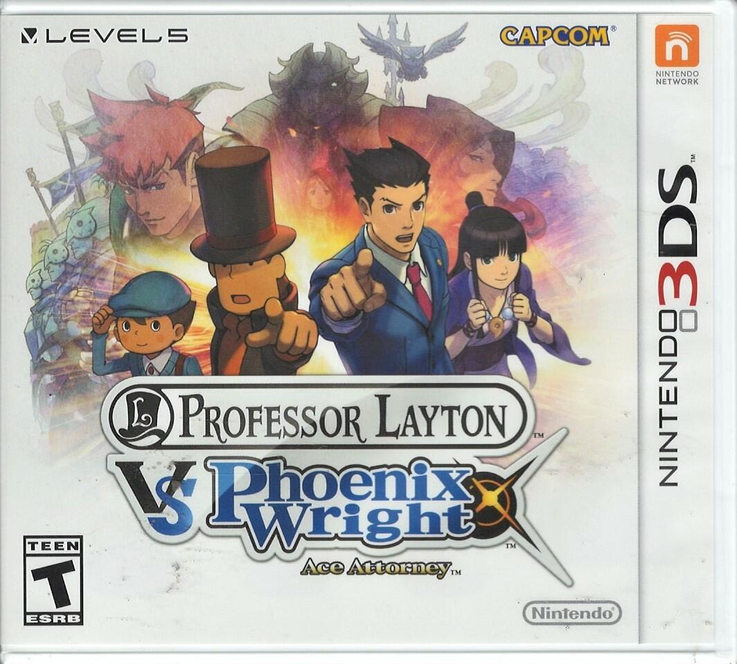 Professor Layton vs Phoenix Wright Ace Attorney - Nintendo 3DS