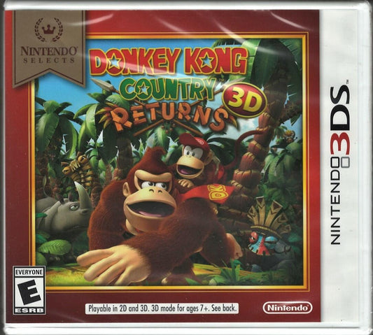 Donkey Kong Country Returns (Nintendo Selects) - Nintendo 3DS