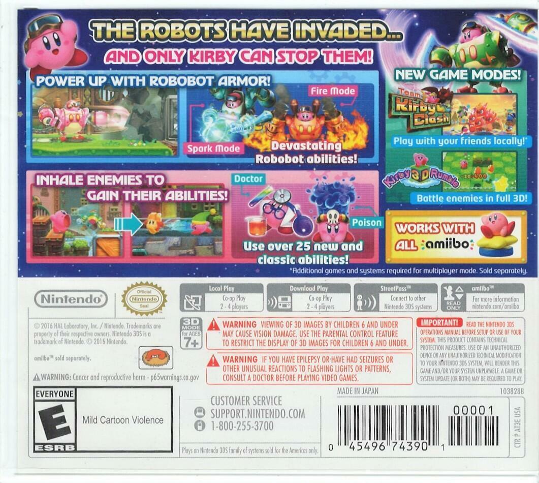 Kirby: Planet Robobot - Nintendo 3DS