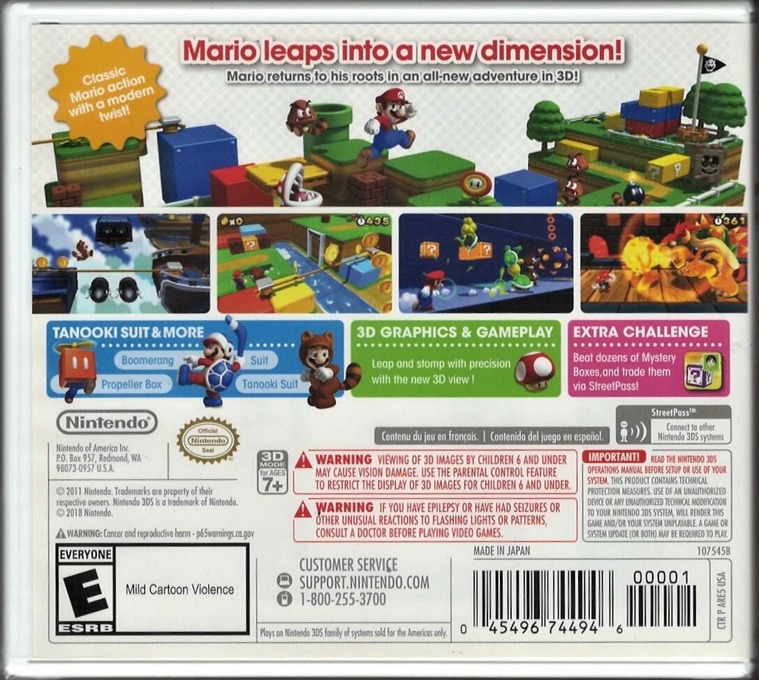 Super Mario 3D Land (Select) - Nintendo 3DS