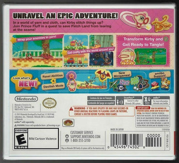 Kirby's Extra Epic Yarn - Nintendo 3DS