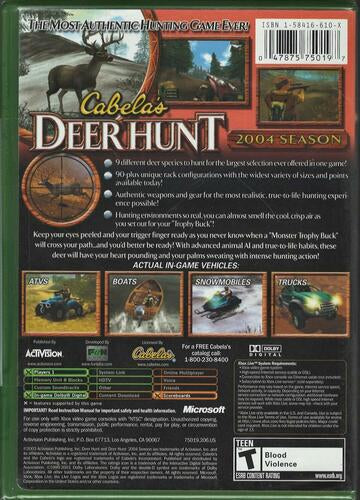 Cabela's Deer Hunter: 2004 Season - Xbox