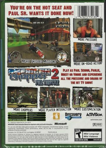 American Chopper 2: Full Throttle - Xbox