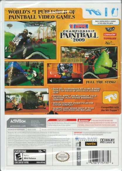 NPPL Championship Paintball 2009 - Nintendo Wii