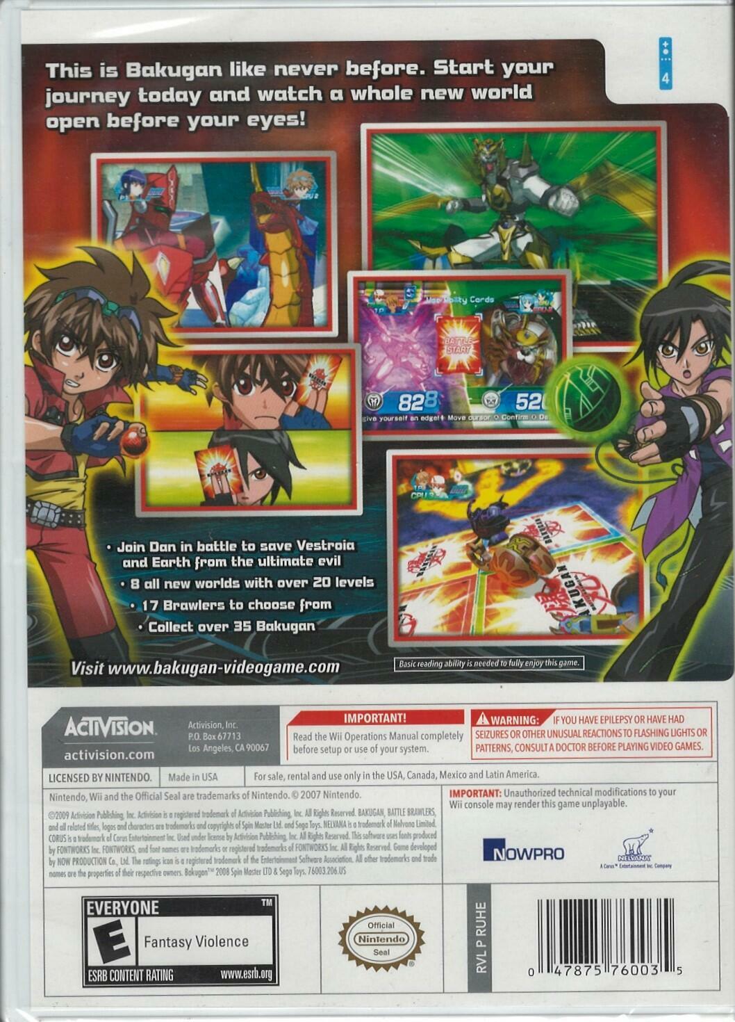 Bakugan Battle Brawlers - Nintendo Wii