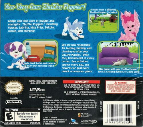 Zhu Zhu Puppies with Exclusive Freckles Zhu Zhu Puppy Toy - Nintendo DS