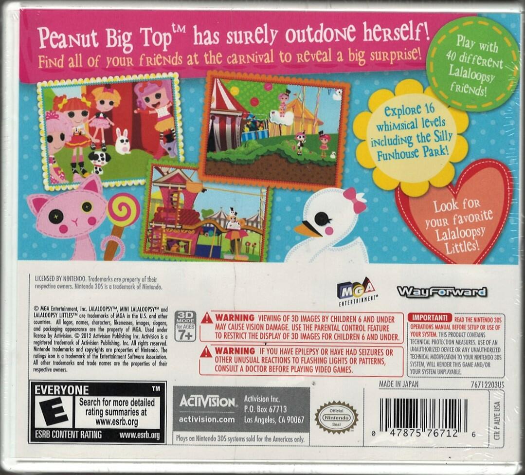 Lalaloopsy Carnival of Friends - Nintendo 3DS