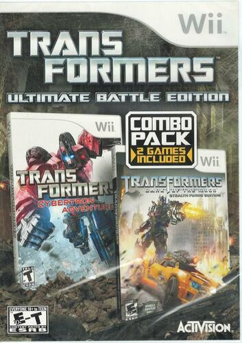 Transformers: Dark of the Moon/Cybertron Adv 2 Pack - Nintendo Wii