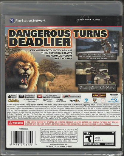 Cabela's Dangerous Hunts 2013 - PlayStation 3