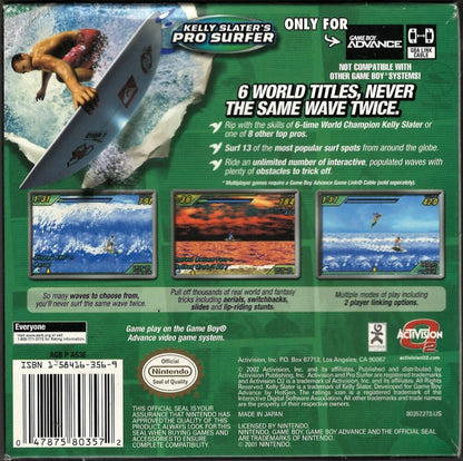 Kelly Slater's Pro Surfer - Game Boy Advance