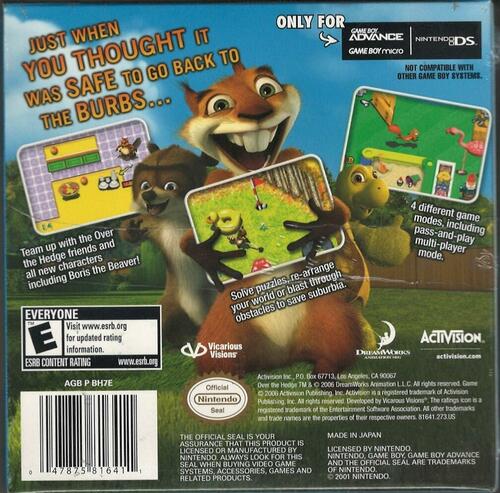 Over the Hedge: Hammy Goes Nuts - Game Boy Advance