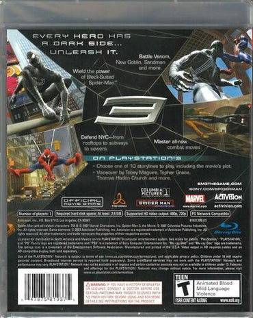 Spider-Man 3 - PlayStation 3