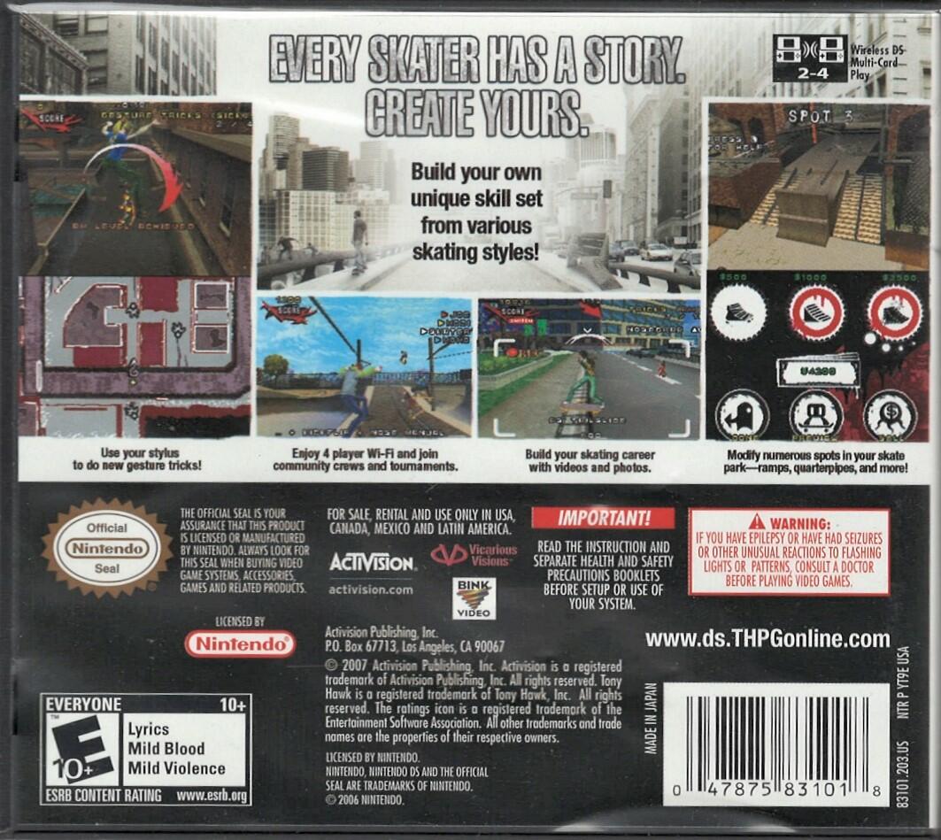 Tony Hawk's Proving Ground - Nintendo DS
