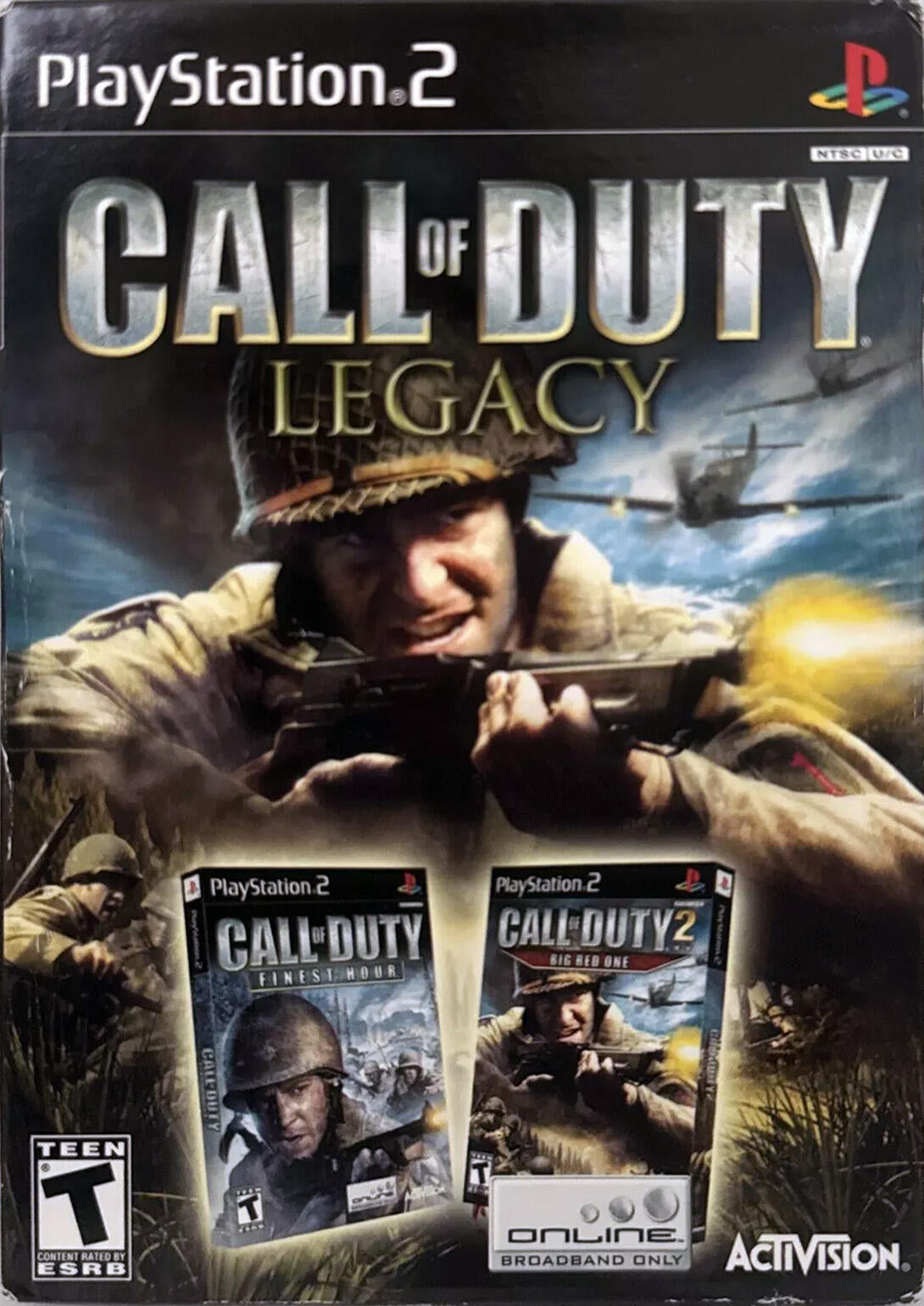 Call of Duty Legacy (Includes Finest Hour, Big Red One) - PlayStation 2