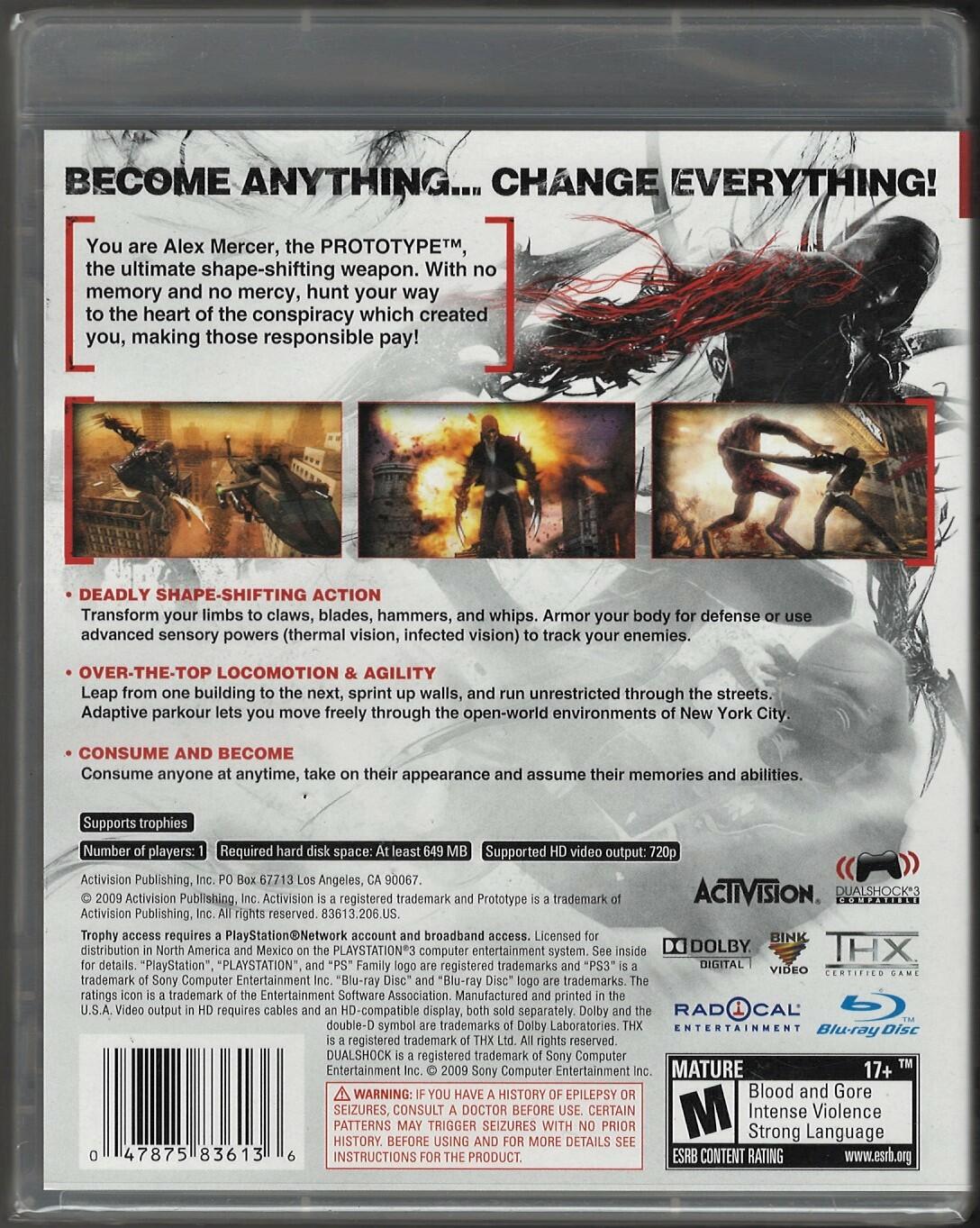 Prototype - PlayStation 3